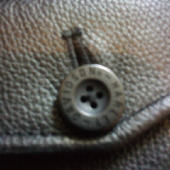 Harley black leather vest new men's small ladies medium chest best 38" - Picture 4 of 10